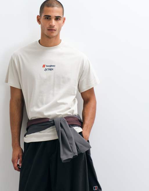 Berghaus Trango mountain logo graphic t-shirt in stone, 5 of 5