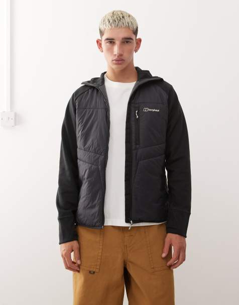 Berghaus – Trawden – Hybrid-Jacke für Herren in Schwarz mit Kapuze - view 1