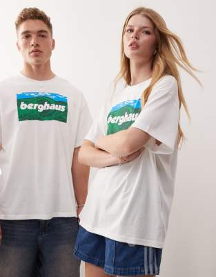 Berghaus - Twisted Skies - Unisex-T-Shirt in Pure-Weiß mit Print