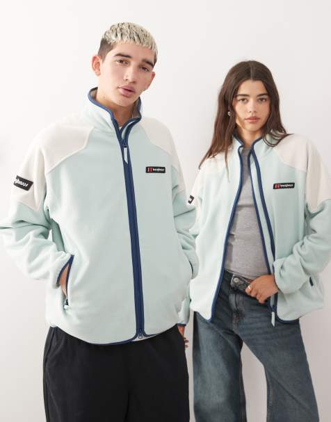 Berghaus Unisex 1997 fleece jacket in green/grey - view 1