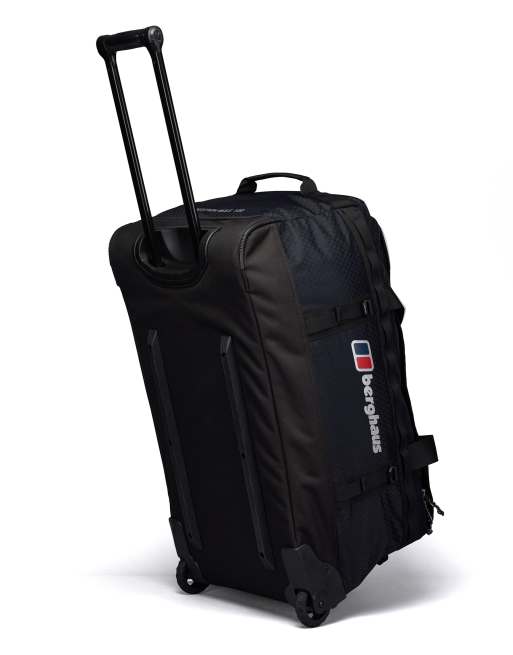 Berghaus unisex expedition mule 100 litre wheeled bag in black ASOS