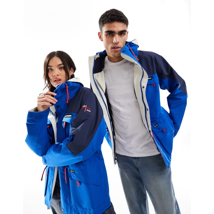 Mera peak jacket blue and outlet yellow