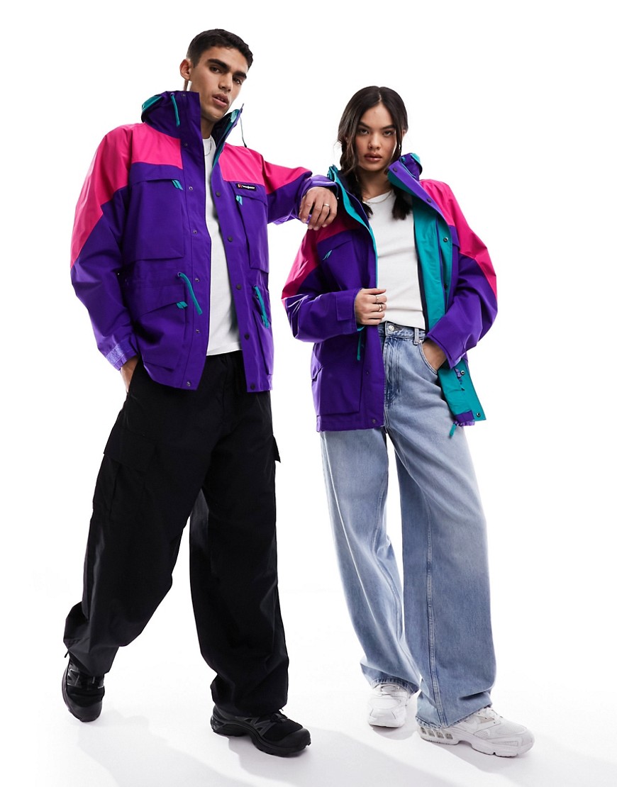 Berghaus unisex mera peak 2000 jacket in purple