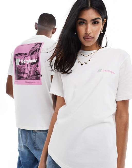 Berghaus Unisex Natural Grit Short Sleeve T-Shirt in WHITE