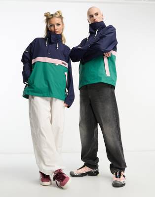 Berghaus Berghaus unisex smock 86 jacket in navy and green colourblock