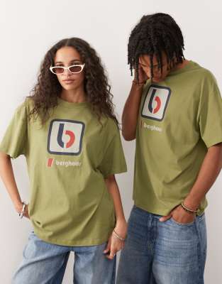 Berghaus - Unisex-T-Shirt in Apfelgrün mit „The B"-Logo