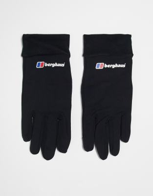 Berghaus - Unterhandschuhe in Schwarz aus Fleece