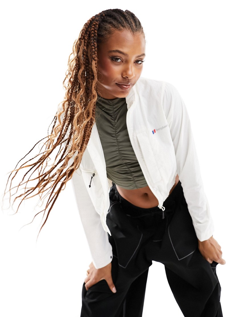 Berghaus Urban cropped wind jacket in white-Neutral