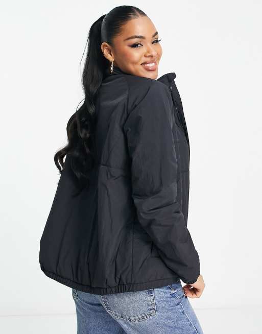 Black nylon outlet jacket womens