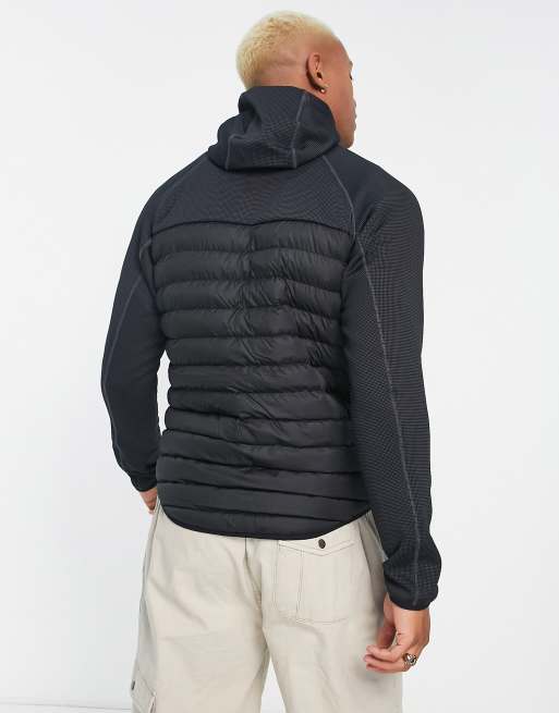 Berghaus Urban Pravitale Hybrid hooded insulated jacket in black