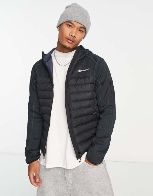 Berghaus Urban Selapass overhead puffer jacket in black | ASOS