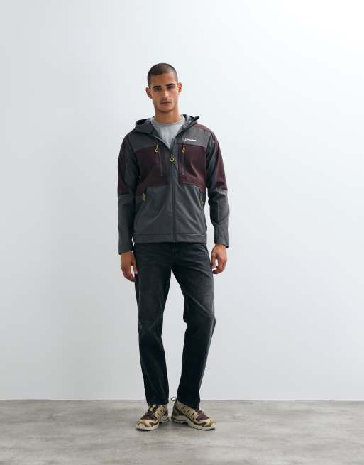 Berghaus Vantashell jacket in archive black/purple, 2 of 5