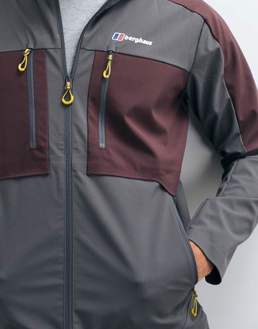Berghaus Vantashell jacket in archive black/purple, 4 of 5