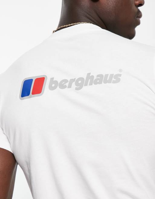 Berghaus – Vit t-shirt med logga fram- och baktill, 3 av 4