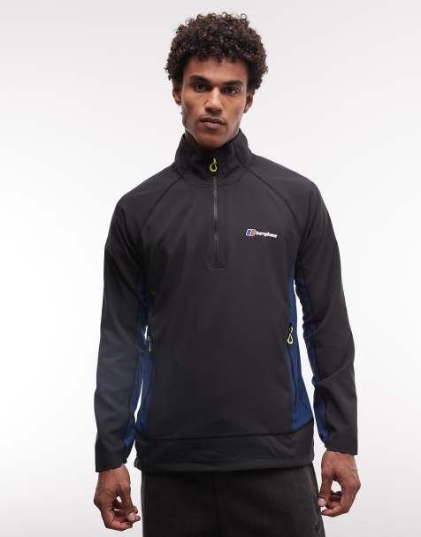 Berghaus Wavertree half-zip top in black - view 1