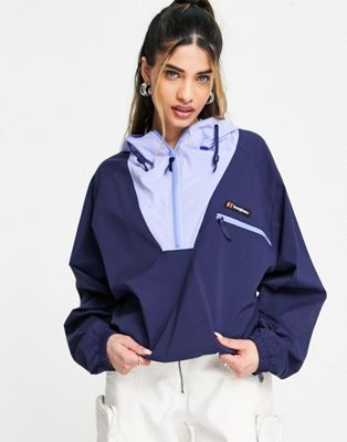 Berghaus Wind Shirt 90 jacket in navy/ purple