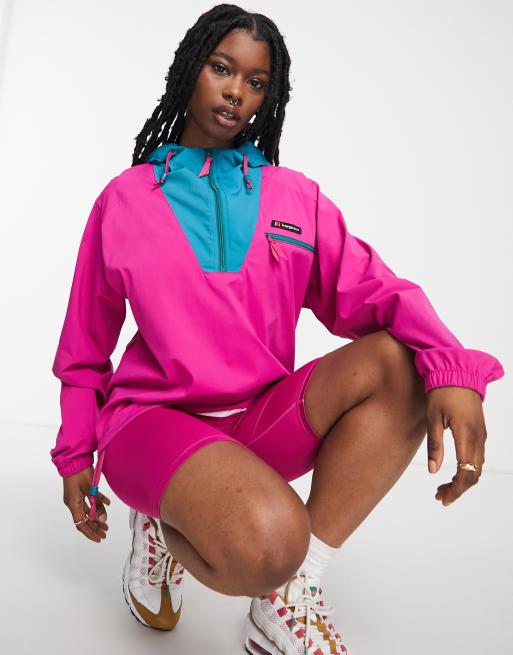 Berghaus – Wind Shirt – Kurtka w stylu lat 90. w kolorze fuksji i turkusowym 
