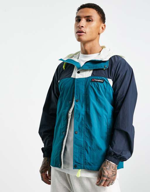 Green and sales black windbreaker