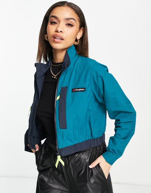 Berghaus – Zielono-czarna krótka wiatrówka