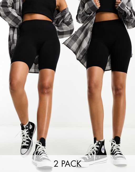 Puma Classics ribbed legging shorts in black, ASOS