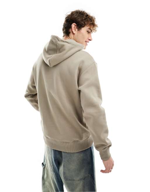 Bershka – 2er-Pack Kapuzenpullover in Beige und Schwarz, 2 von 4