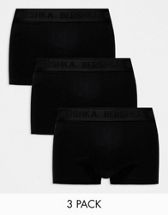 Rebel Cherub Lace Boxers in Black