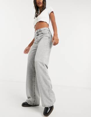 bershka grey jeans