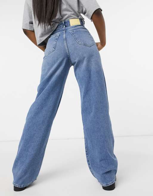 Wide on sale jeans bershka