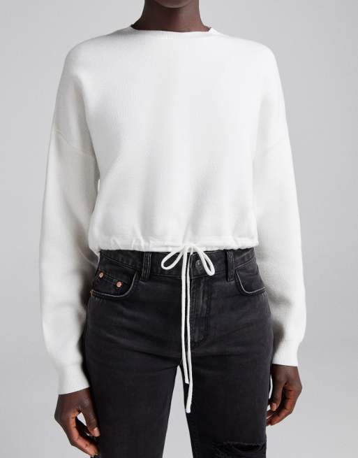 Drawstring shop waist jumper