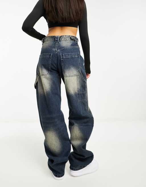 Adjustable baggy jeans