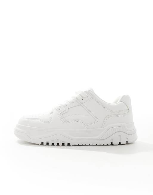 Bershka all in one trainer in white, 2 of 5