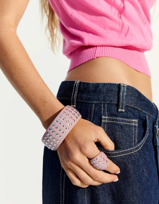 Bershka - Anello color dust pin con borchie