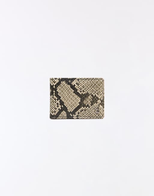 Bershka Animal print purse in beige, 3 of 4