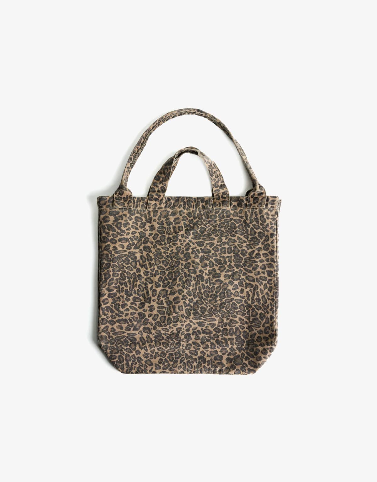 Bershka Animal print shopper bag in brown