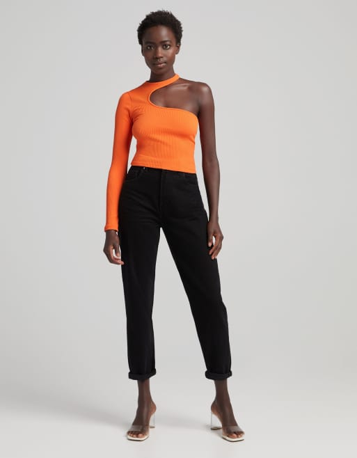 Orange cut store out top