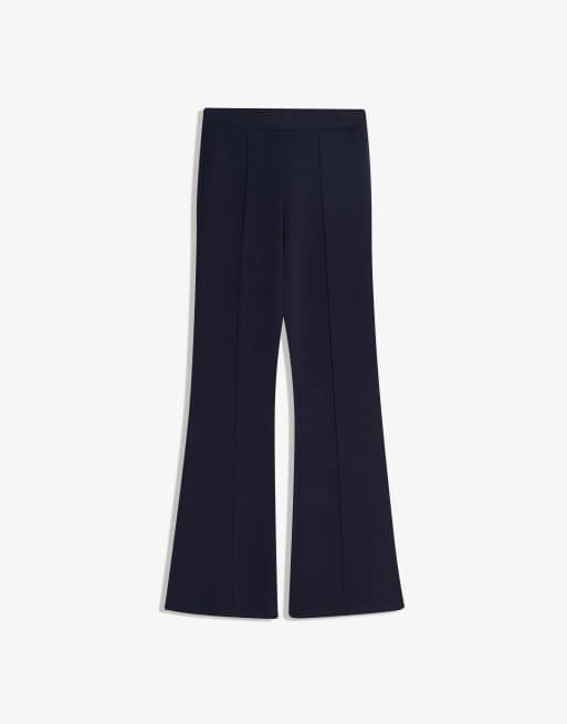 Bershka – Ausgestellte Hose in Blau mit Modal-Besatz, 3 von 4
