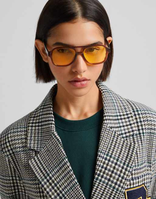 Yellow store retro sunglasses