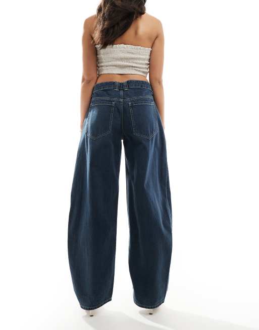 【mnem】Shaha Balloon Washing Wide Denim Balloon Denim – Shakawear.com