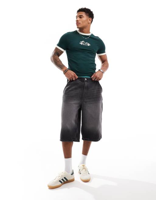 Bershka Bermuda Jeans Neri Bershka Pantaloncini Bermuda Di Jeans