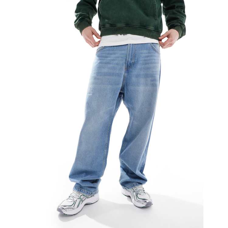 未使用品 FASHIRU baggy fit Jeans 1 blue 207131255-1-lightblue?$n_750w$
