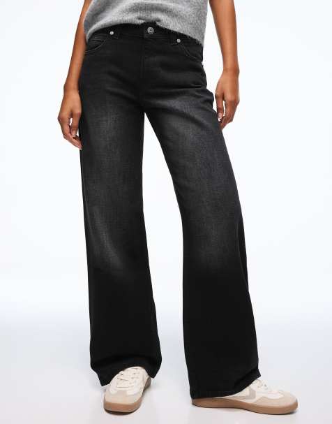 Bershka Baggy jeans in black