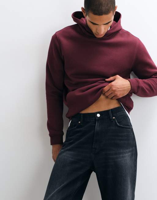 Bershka Baggy jeans in black, 2 of 5