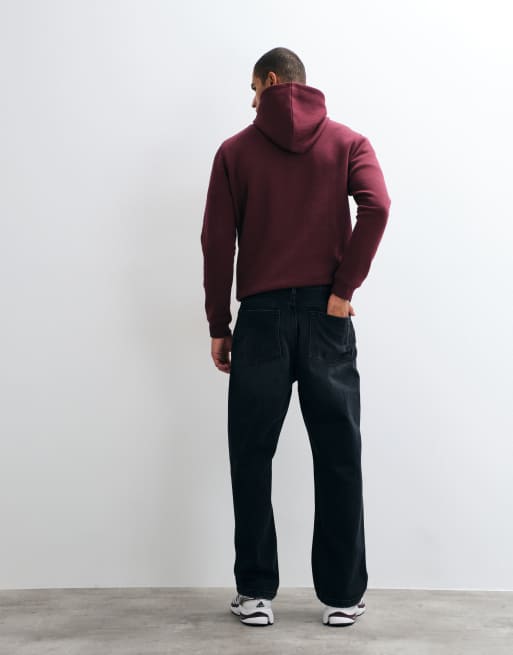 Bershka Baggy jeans in black, 5 of 5
