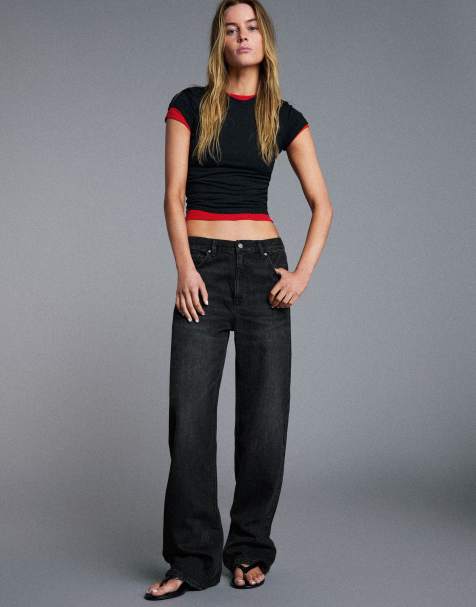 Bershka Baggy jeans in black - view 1
