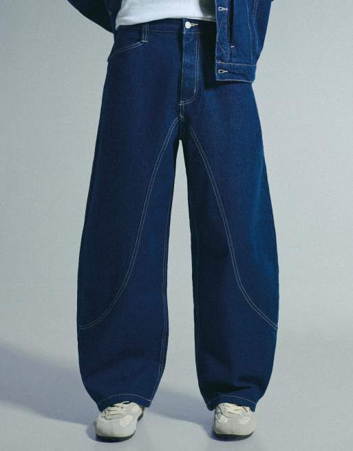 Bershka – Jeansjacke in Blau, 2 von 3