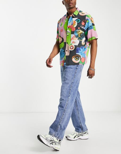 Bershka - Baggy jeans in blauw