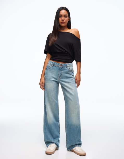 Bershka Baggy jeans in blue - view 1
