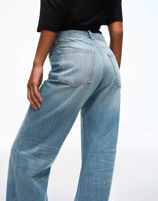 Bershka Baggy jeans in blue, 2 of 4