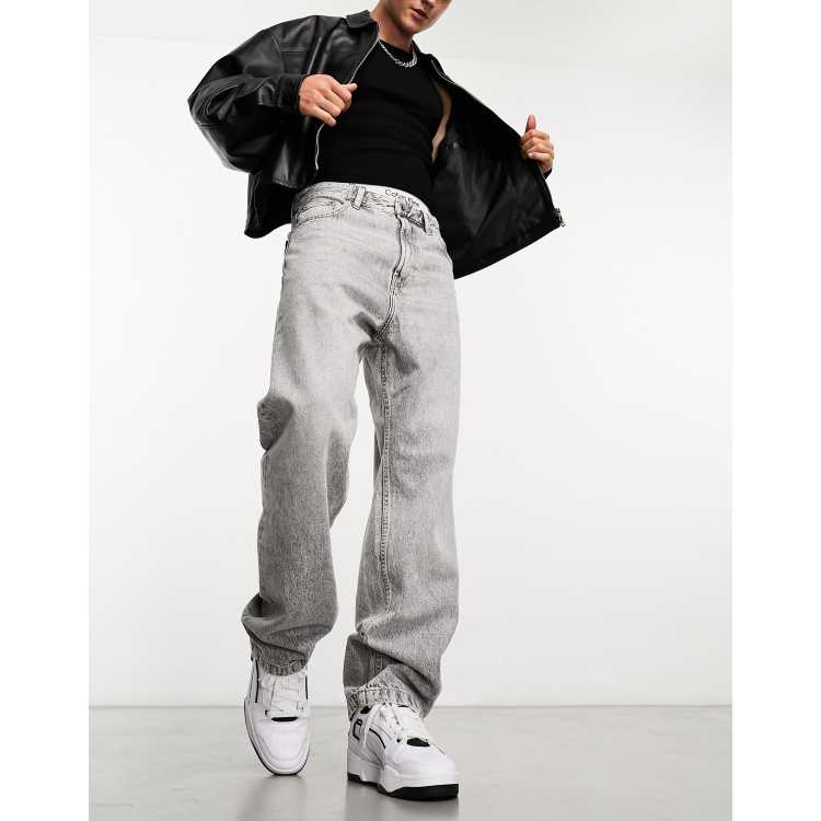 Baggy Jeans - Dark denim gray - Men