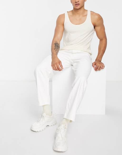 Asos white hotsell jeans mens